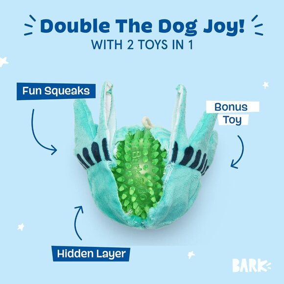 Lady Liberty Ball 2-in-1 Dog Toy - Plush Squeaky Toy for Large Dogs | Large - Picture 2 of 8
